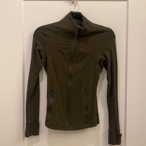 EUC Dark Olive Green Lululemon Define Jacket